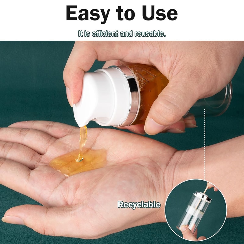 Cosmetic Container Lotion Dispenser Travel Pump Bottles Labels For Toiletries 1