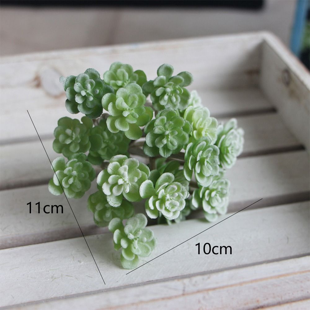 Real Touch Mini Artificial Cactus, Plastic Succulent for Micro Landscape Decor