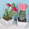 Artificial Plastic Cactus, Realistic Cute Succulent Plant, Home Decor Fake Flower