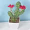 Artificial Plastic Cactus, Realistic Cute Succulent Plant, Home Decor Fake Flower