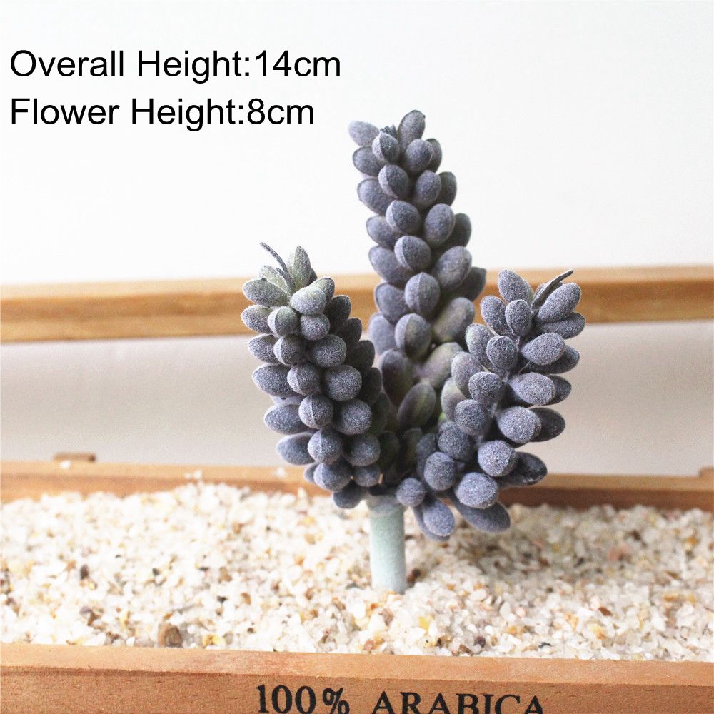 Purple Succulent Plants For Home Bedroom Living Room Bathroom Holiday Party Bonsai Decor 9