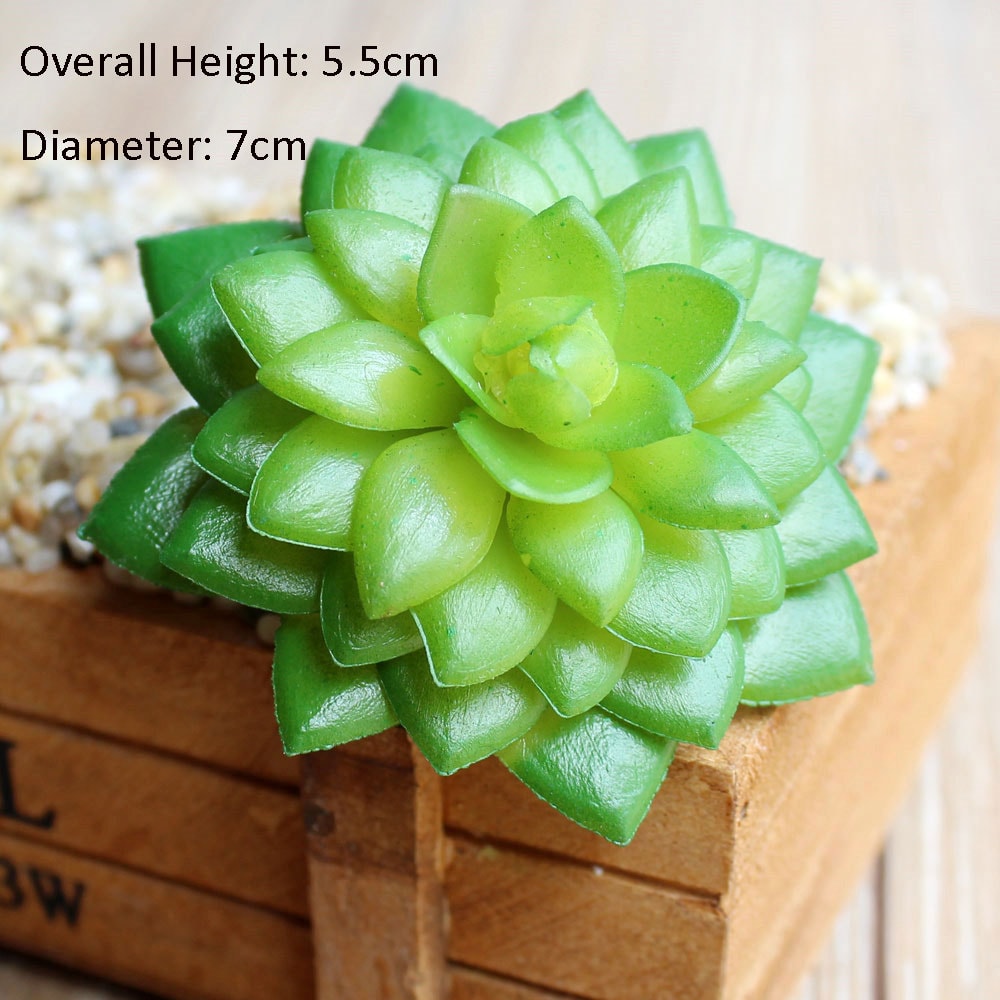 Mini Green Fake Succulent Plant Various Artificial Succulent Plants Lotus Flower Garden Arrangement 9