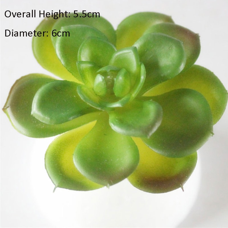 Mini Green Fake Succulent Plant Various Artificial Succulent Plants Lotus Flower Garden Arrangement 10
