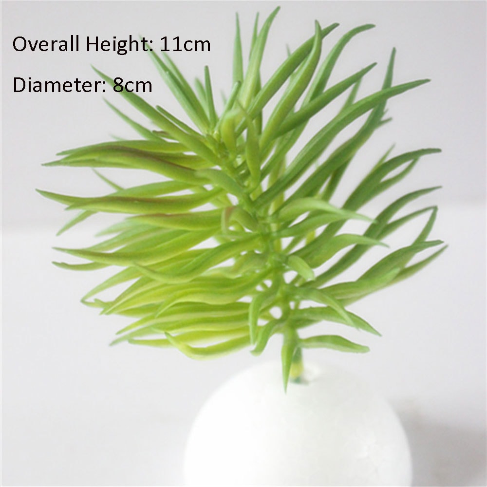 Mini Green Fake Succulent Plant Various Artificial Succulent Plants Lotus Flower Garden Arrangement 12