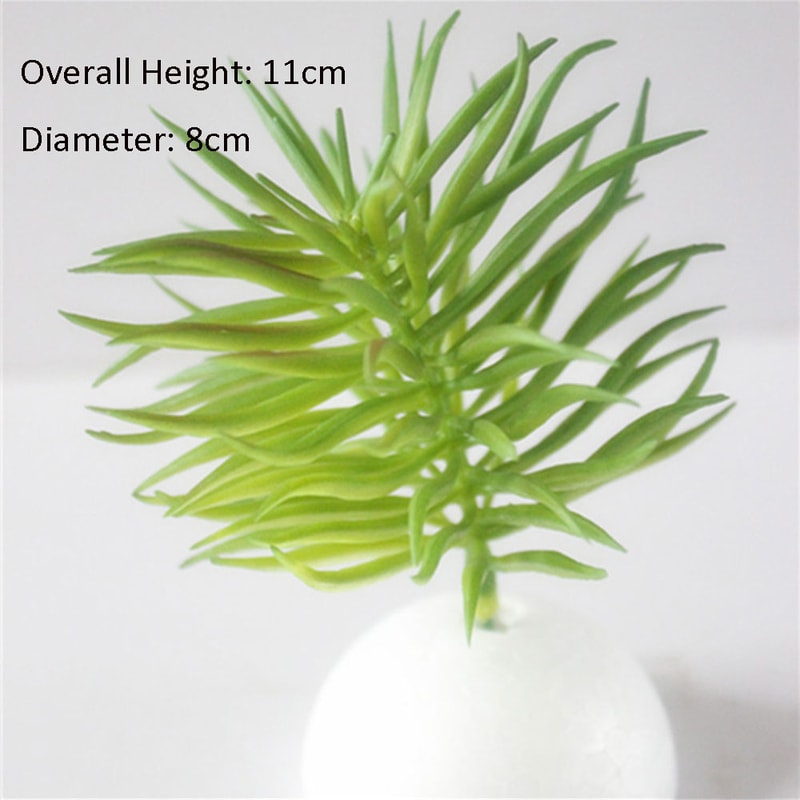 Mini Green Fake Succulent Plant Various Artificial Succulent Plants Lotus Flower Garden Arrangement 12
