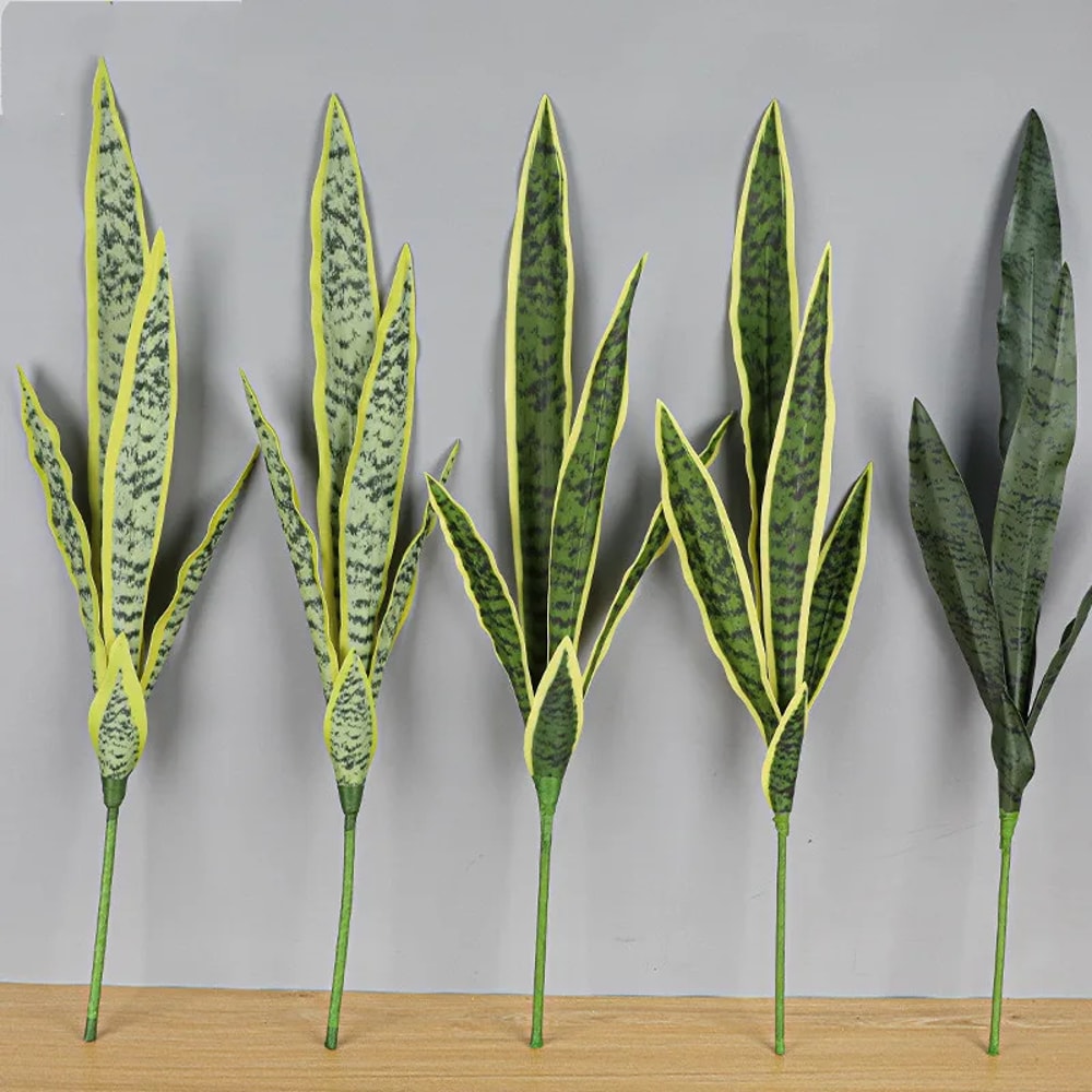 Simulated Green Plant, Artificial Tiger Skin Orchid Agave Succulent for Indoor Outdoor Party Bonsai, Home Living Room De