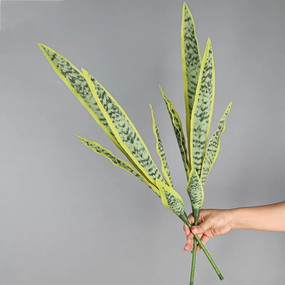 Simulated Green Plant, Artificial Tiger Skin Orchid Agave Succulent for Indoor Outdoor Party Bonsai, Home Living Room De