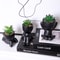 Aloe Vera Succulent Pot Plant, Cartoon Design Artificial Succulent with Black PE Material for Home Decor