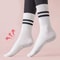 Non-slip Silicone Sports Socks, Cotton Mid-tube Bottom, Indoor Fitness Yoga Dance Pilates Gym Socks