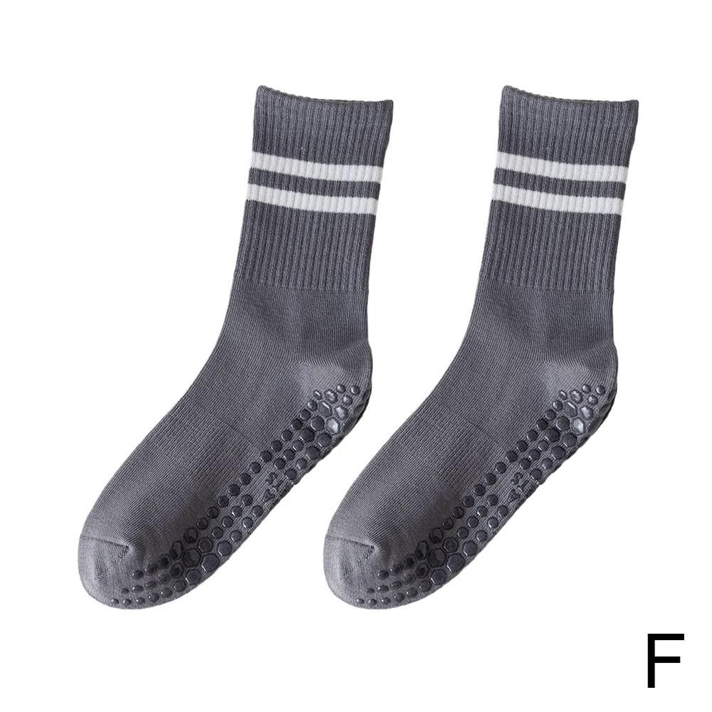 Non-slip Silicone Sports Socks, Cotton Mid-tube Bottom, Indoor Fitness Yoga Dance Pilates Gym Socks
