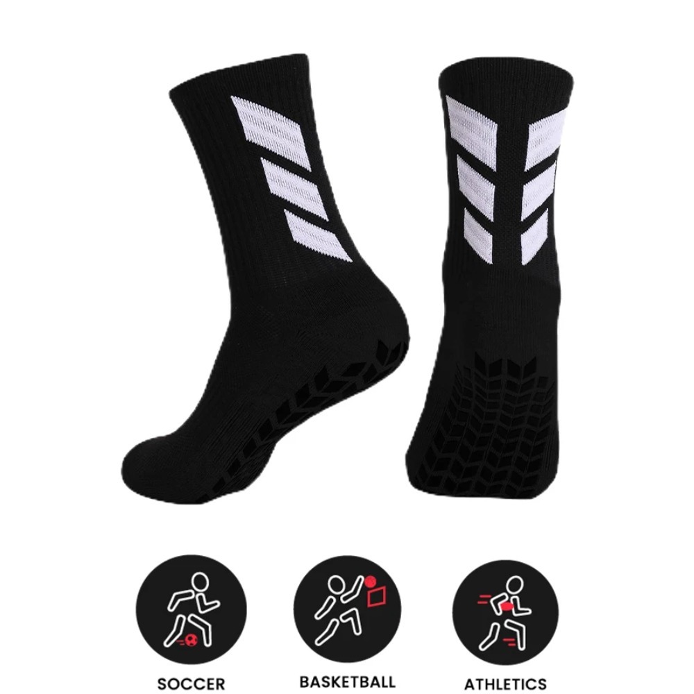 Football Socks for Men, Anti-Slip Sports Socks, Yoga, Hospital & Training