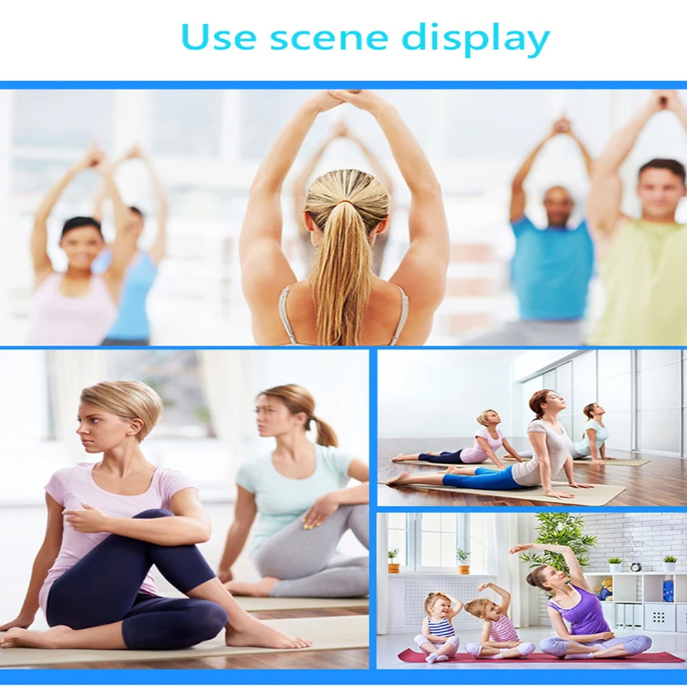 Plus Size Women's Yoga Socks, Multi-Colored Silicone Anti-Slip Pilates Socks for Dance & Fitness