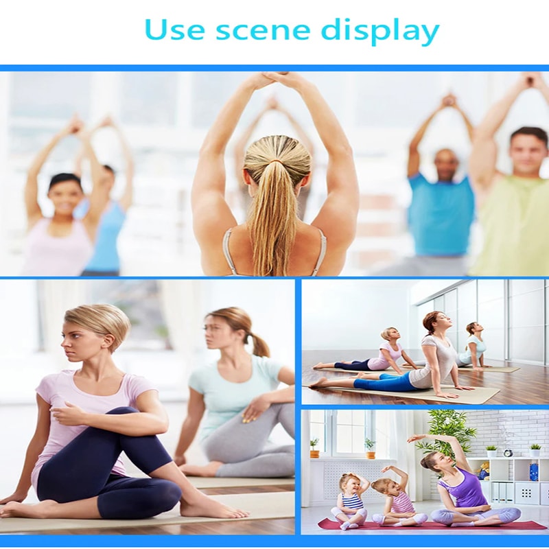 Plus Size Women's Yoga Socks, Multi-Colored Silicone Anti-Slip Pilates Socks for Dance & Fitness