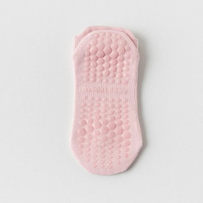 Cotton Yoga Socks Women, Mesh Breathable Non-Slip Gym Pilates Socks for Fitness & Dance