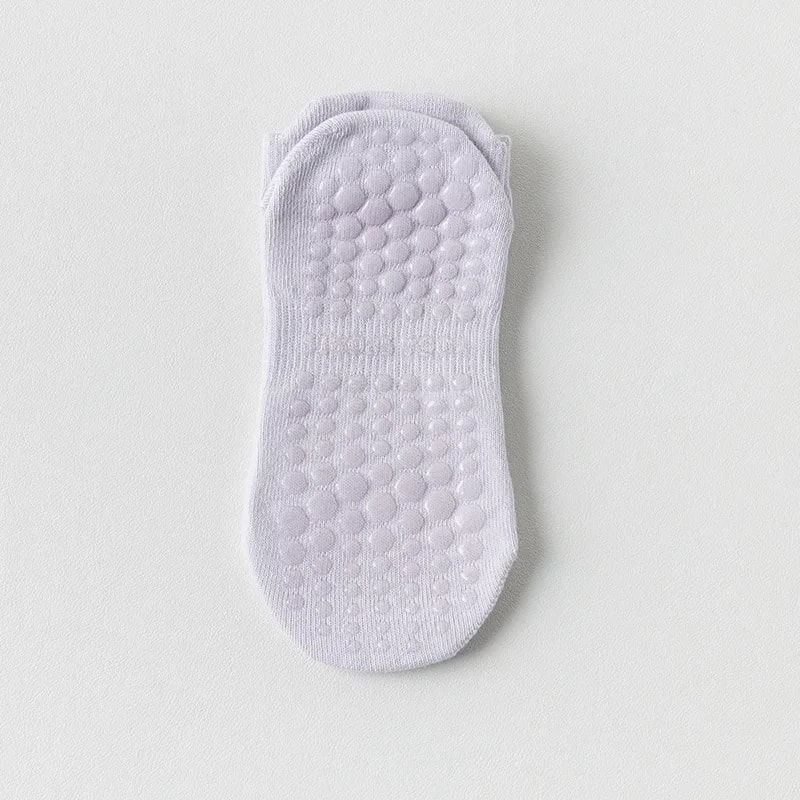 Cotton Yoga Socks Women, Mesh Breathable Non-Slip Gym Pilates Socks for Fitness & Dance