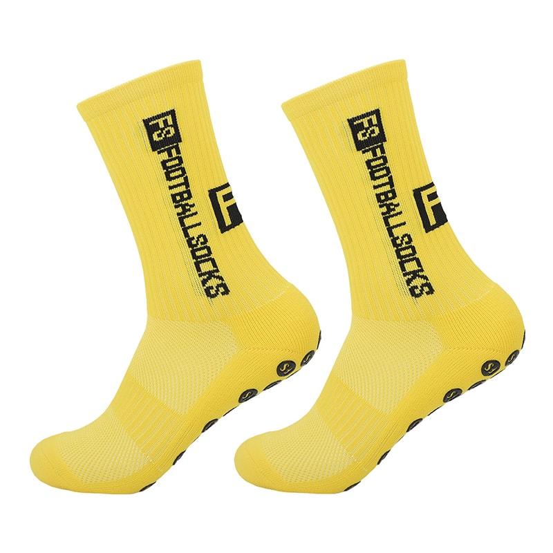 Mid Calf AntiSlip Football Socks NonSlip Tape Design For Soccer Sport Cycling Yoga Men Women Grip 12