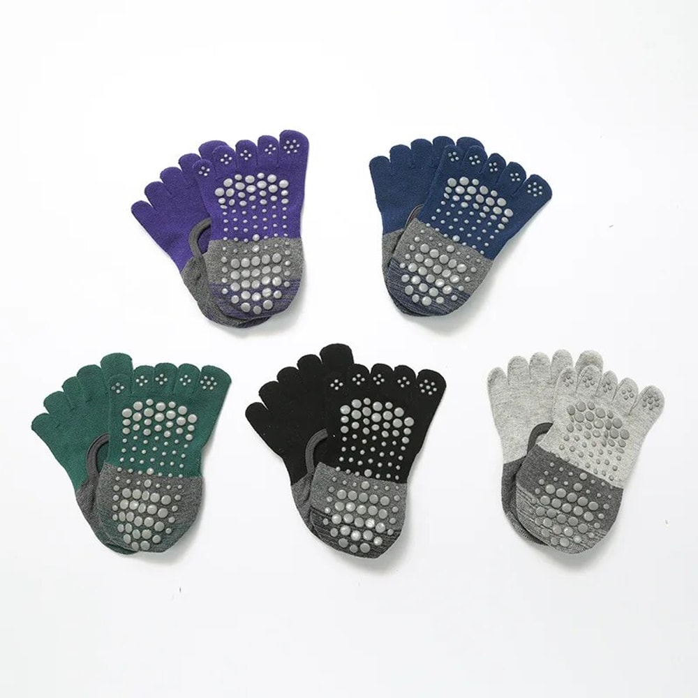 Ladies Breathable Yoga Socks, Silicone Non-Slip Pilates Socks, Cotton Gym Sock for Women, Backless Fitness Ballet Dance