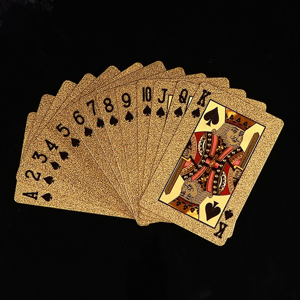 Plastic Playing Cards, Waterproof Euro Style Poker Cards for Table Games and Magic Holiday Collectibles