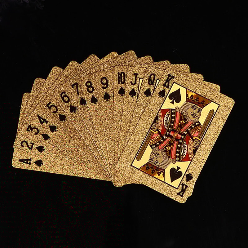 Plastic Playing Cards, Waterproof Euro Style Poker Cards for Table Games and Magic Holiday Collectibles