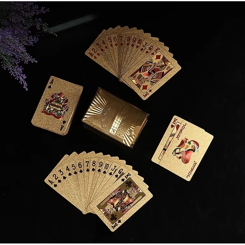 Plastic Playing Cards, Waterproof Euro Style Poker Cards for Table Games and Magic Holiday Collectibles