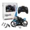 Land and Air Tumbling Remote Control Motorcycle Airplane, Dual-purpose Stunt Drift Drone Helicopter for Kids, Rechargeab