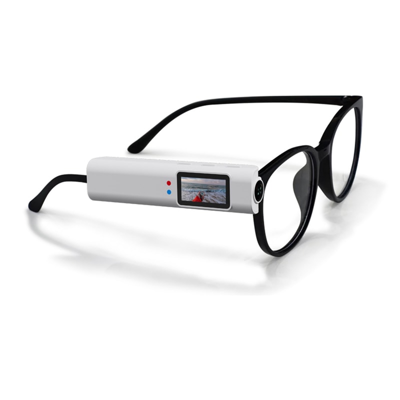 HD WiFi Intelligent Headset Glasses, Eyeglasses Video Shooting Micro-camera, Video & Sound Recording WiFi APP Control