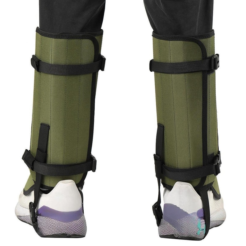 Portable Waterproof Boot Gaiter with Tear Resistant Adjustable Drawstring for Climbing, Skiing, and Outdoor Adventures