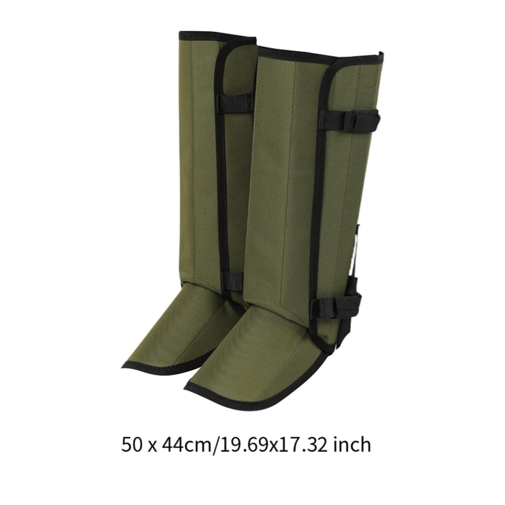 Portable Waterproof Boot Gaiter with Tear Resistant Adjustable Drawstring for Climbing, Skiing, and Outdoor Adventures