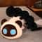 Kawaii Black Cat Plush Toys, Giant Cute Soft Cat Sleep Long Pillow Cushion, Plush Gift