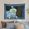 SpongeBob Octopus Brother Cartoon Tapestry, Cute Bedroom Wall Hanging Background Cloth by Potdemiel