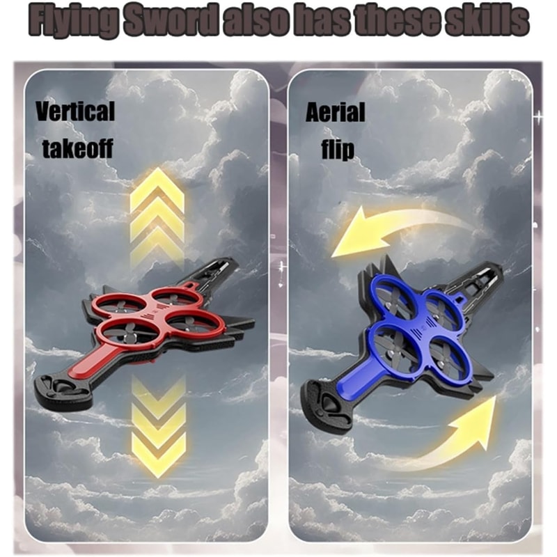 RC Glider For Adults Flying Sword Drone Stunt Hand Remote Controlled DropResistant 3
