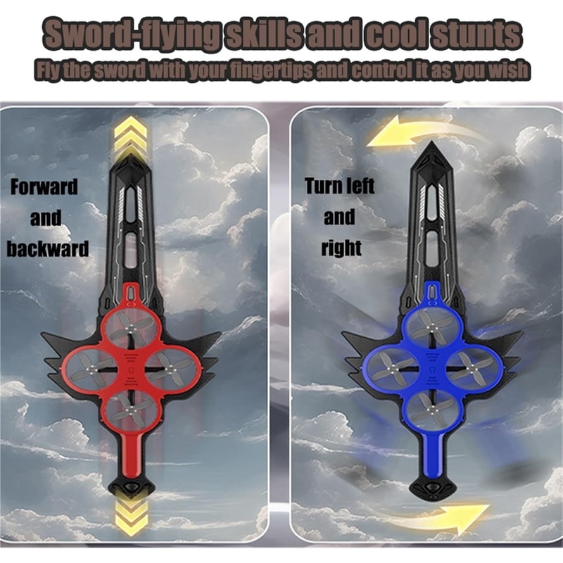 RC Glider For Adults Flying Sword Drone Stunt Hand Remote Controlled DropResistant 4