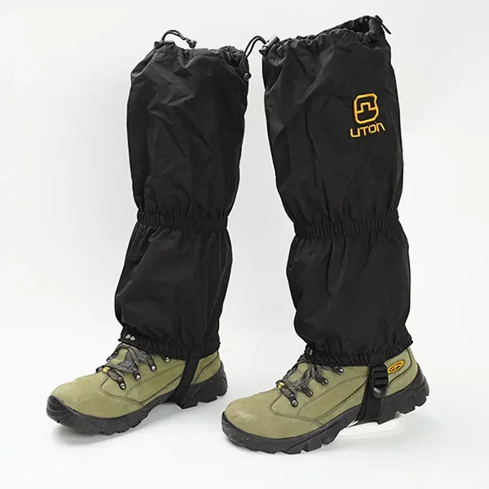 Ski Snow Cover for Hiking, Mountaineering, Cycling Leggings, Outdoor Shoes Leg Covers, Anti-Snow Anti-Sand for Men