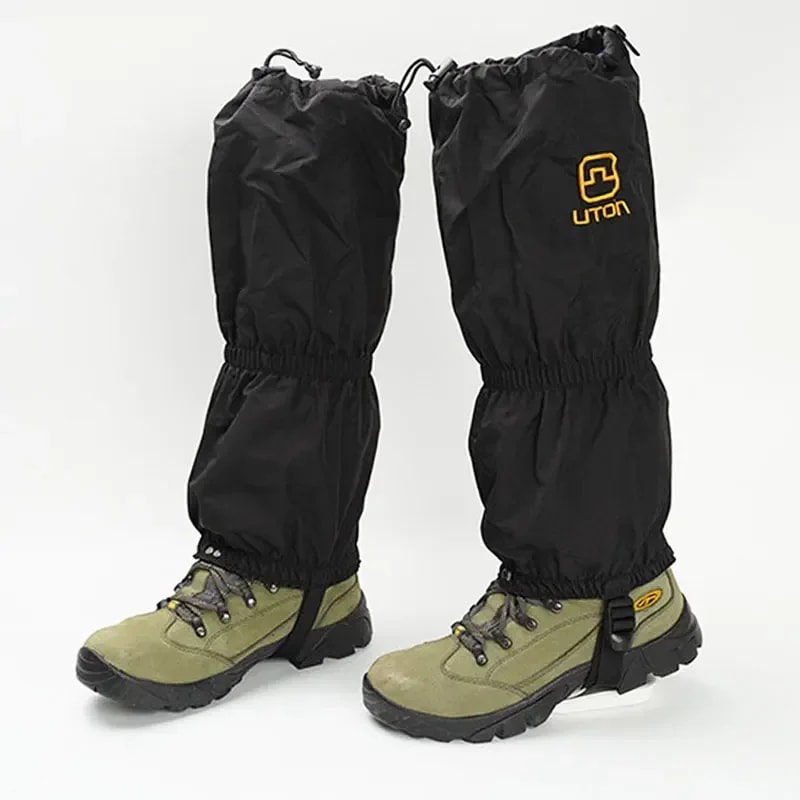 Ski Snow Cover for Hiking, Mountaineering, Cycling Leggings, Outdoor Shoes Leg Covers, Anti-Snow Anti-Sand for Men