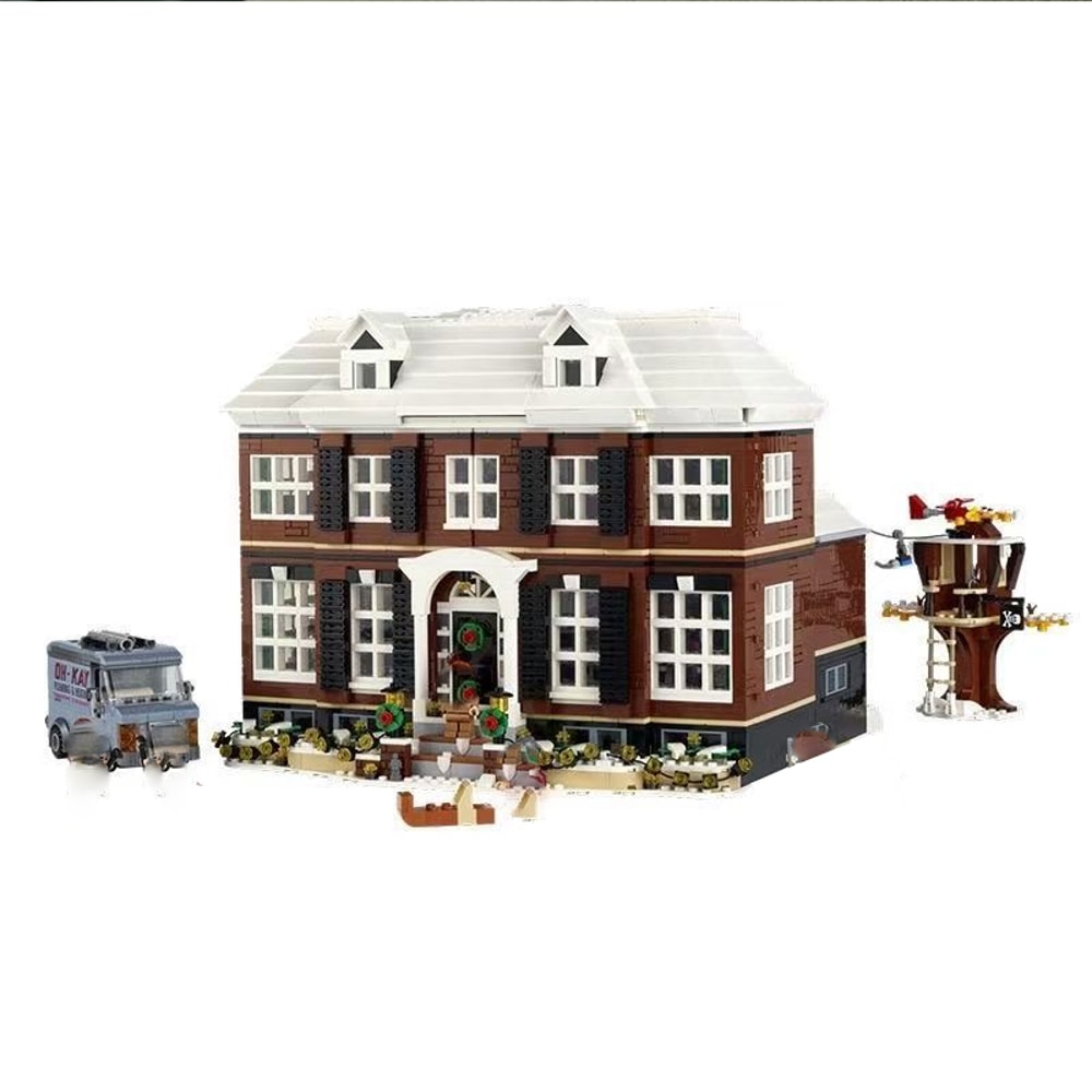 Christmas Gifts Home Alone House Set, Building Blocks Bricks for Boy Kids