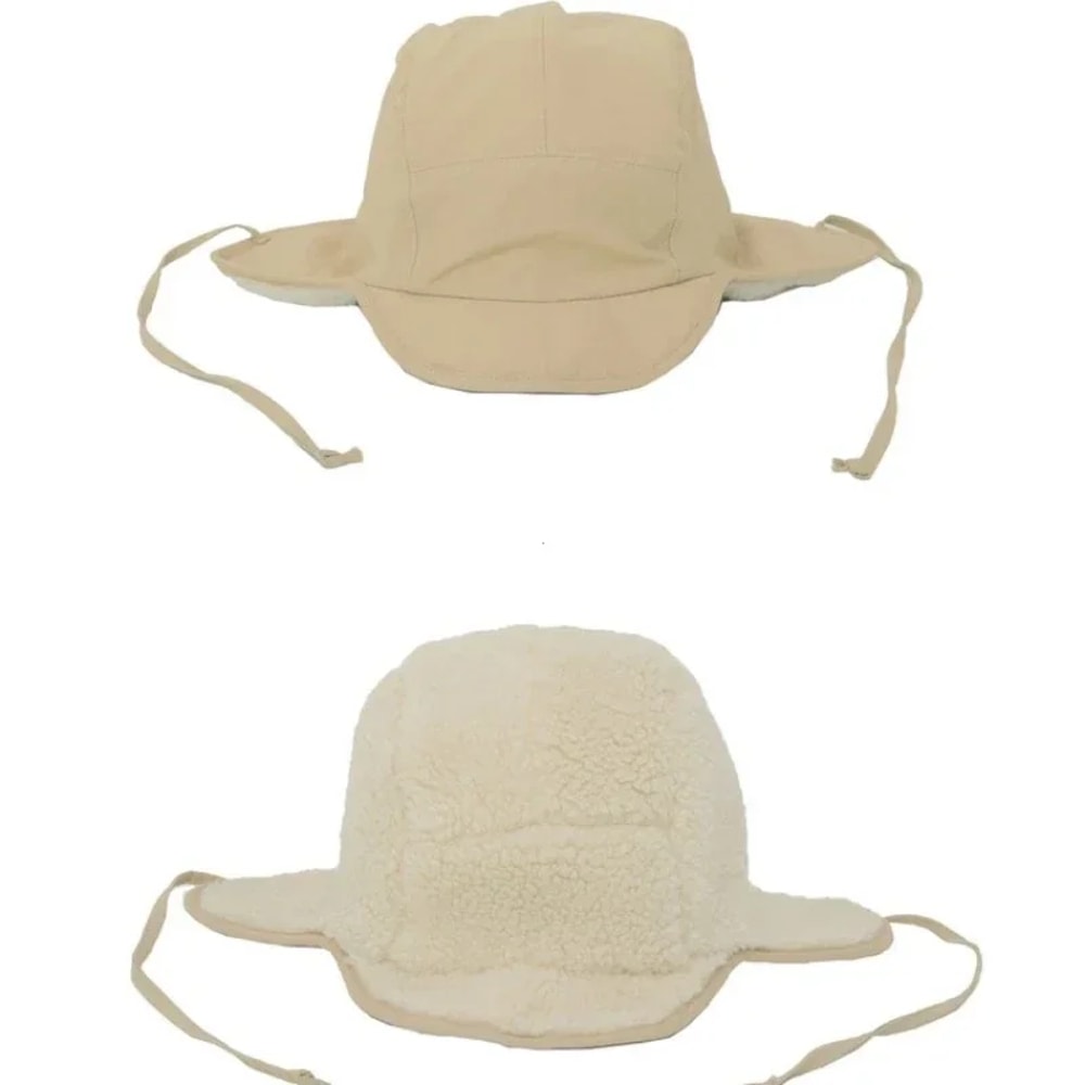 Winter Outdoor Cycling Hat, Fashion Fleece Bomber Cap for Men and Women, Cold-proof Ear Protection