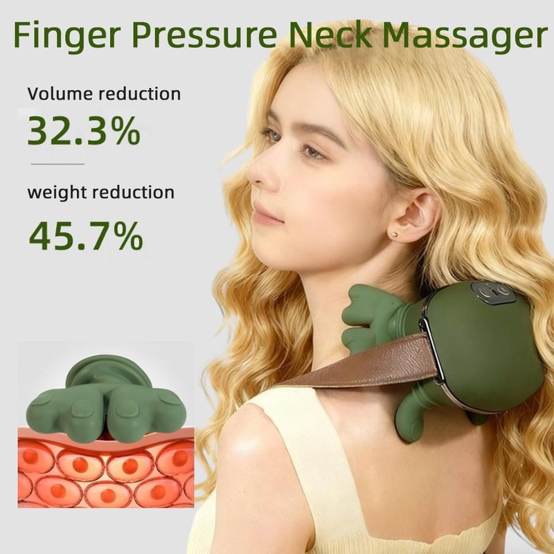 Electric Kneading Pillow, Modes Bionic Neck Shoulder Massager for Relaxing Neck and Leg Muscles