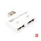 Charging Data Interface Splitter, OTG Head Hub Adapter, Dual Port USB Current Extender