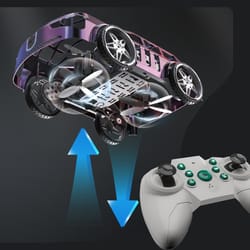 dual mode rc quadcopter drone-car electric remote control land air light toys for outdoor fun