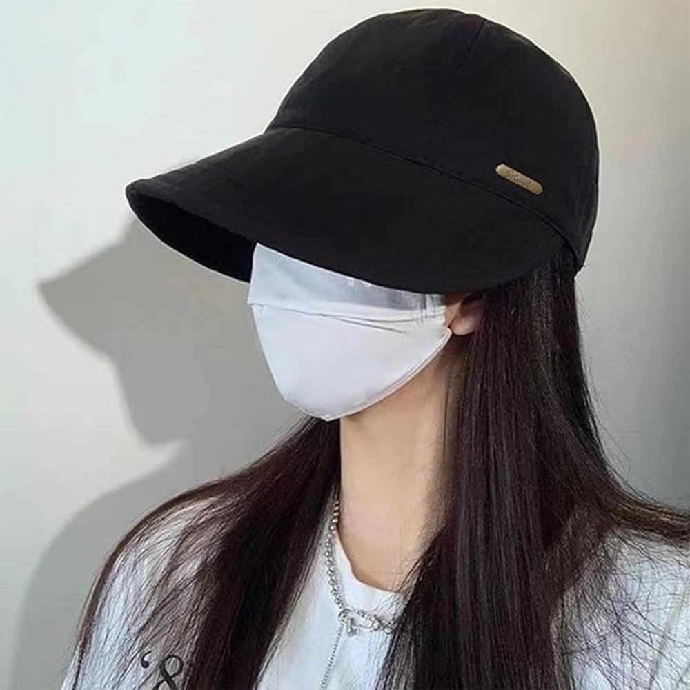 Adjustable Sun Protection, Portable Fisherman Hat, Ladies Wide Brim Outdoor Hat