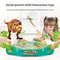 Pinball Catapult Toy, Children's Two-Player Battle Dinosaur Board Game, Parent-Child Educational Interactive Toy