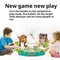Pinball Catapult Toy, Children's Two-Player Battle Dinosaur Board Game, Parent-Child Educational Interactive Toy