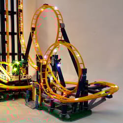 toys lamp set, loop coaster building blocks bricks, no model included