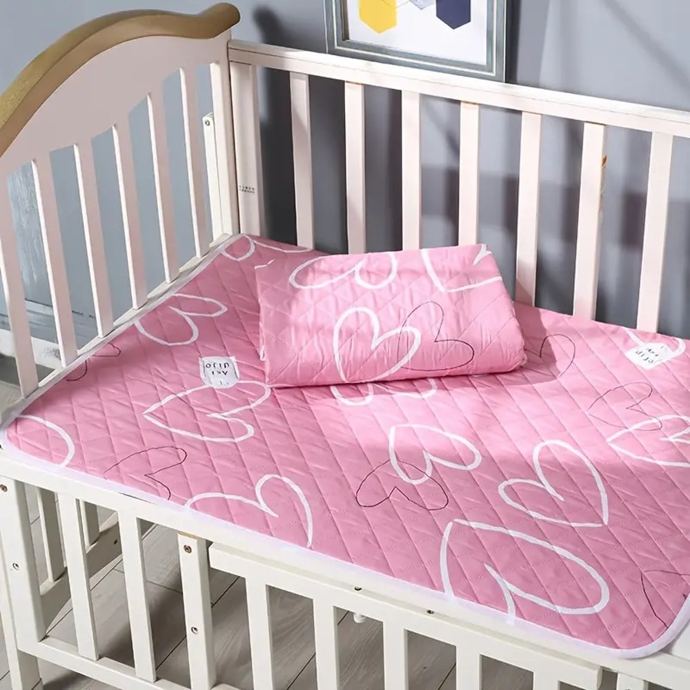 Durable Polyester Fiber Care Mat Design - Washable & Reusable Anti-Slip Bed Protector for Adults, Seniors & Pets