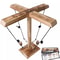 Wooden Board Games Shot Ladder Bundle, Kids Adults Ring Toss Tables Games, Home Party Drinking Games, Outdoor Bars Toy