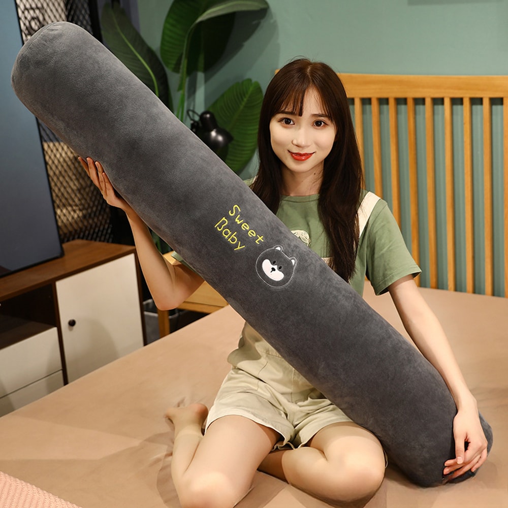 Long Bolster Pregnancy Pillow, Rectangular Pillow for Girls, Multi-functional Sleep Support Cushion for Side Sleepers