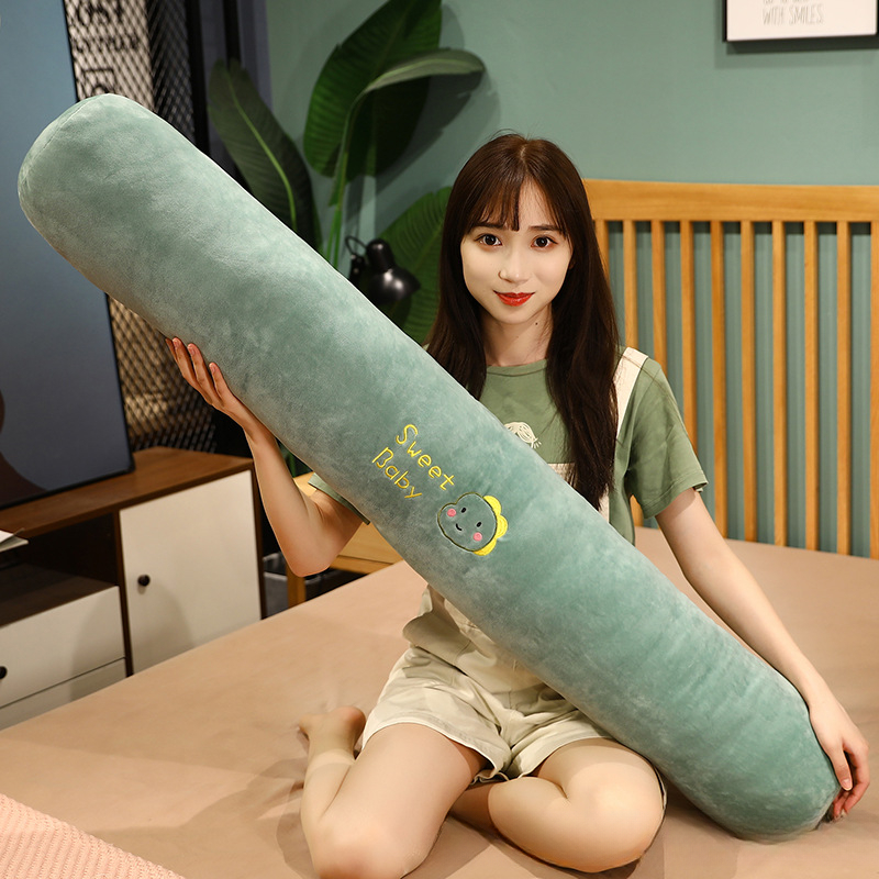 Long Bolster Pregnancy Pillow, Rectangular Pillow for Girls, Multi-functional Sleep Support Cushion for Side Sleepers