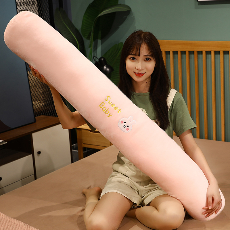 Long Bolster Pregnancy Pillow, Rectangular Pillow for Girls, Multi-functional Sleep Support Cushion for Side Sleepers
