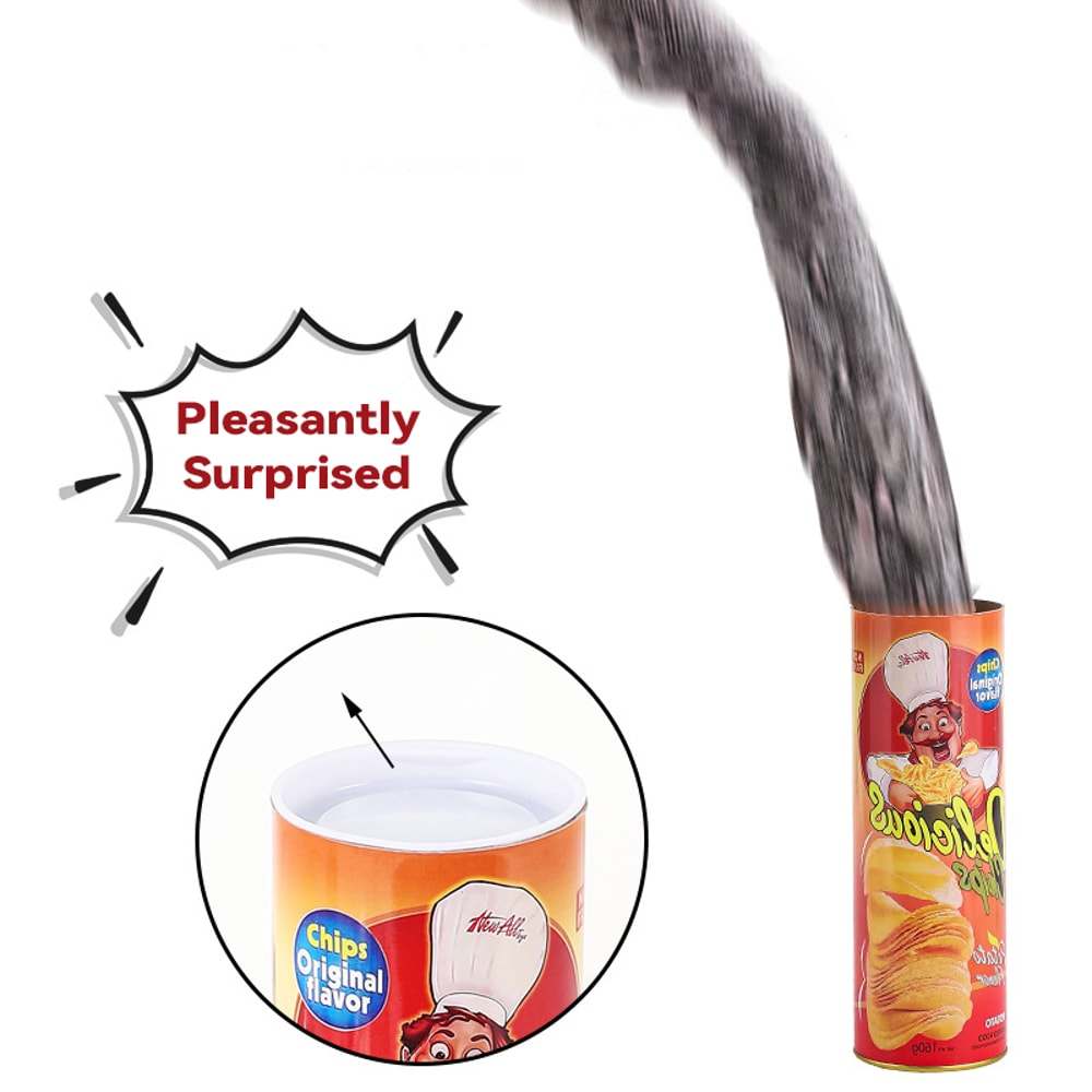Scary Potato Chip Snake Magic Toy, Halloween Prank Gift, Fun Gag Trick for April Fool Day Party