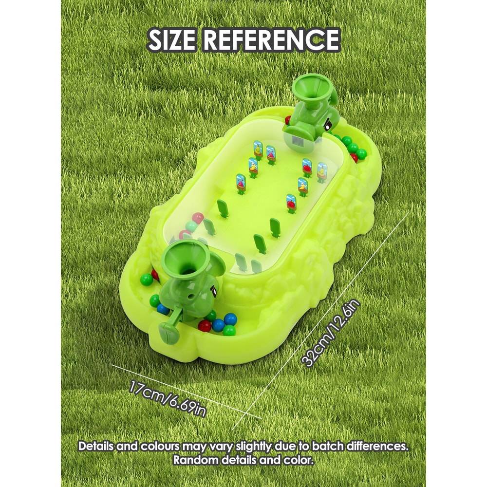 Interactive Battle Toy for Two Person, Kids Vegetable Pinball Machine Shooting Desktop Game Christmas Gift